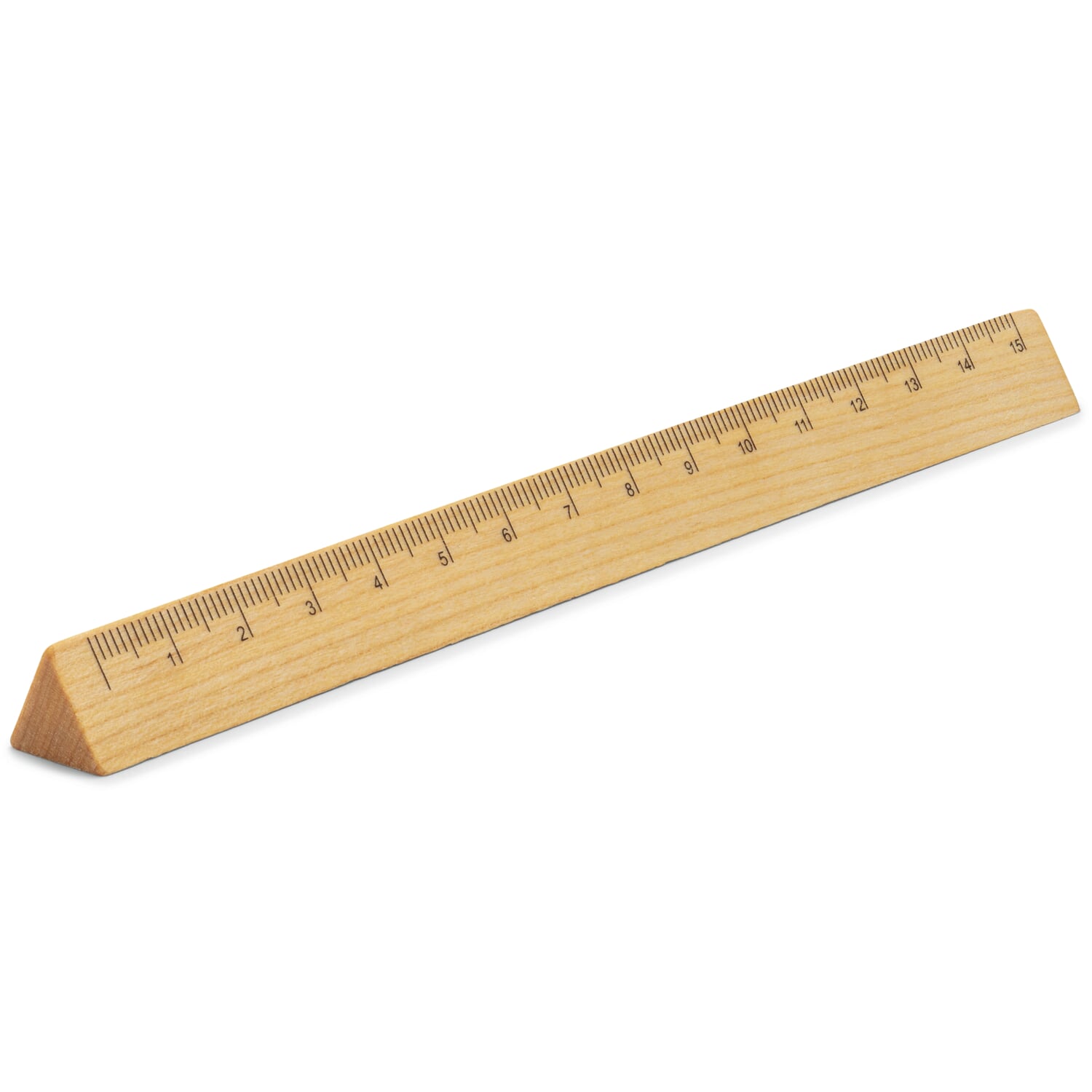 Triangular ruler maple wood