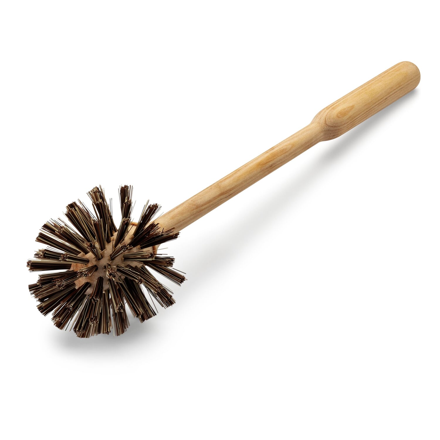 Replacement brush for toilet set concrete and birch wood