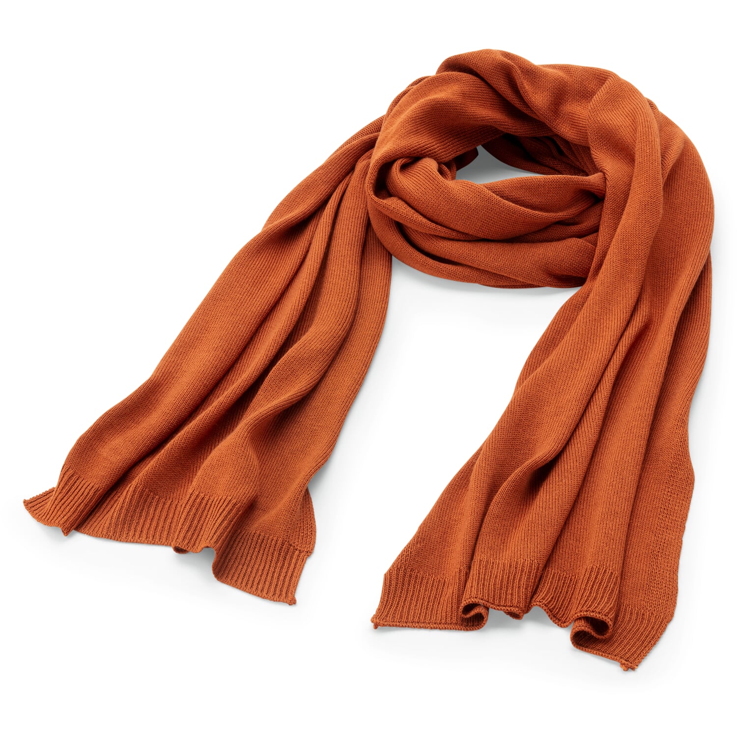 Unisex knitted scarf