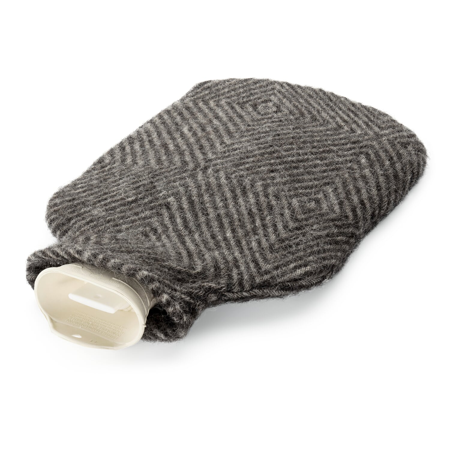 Hot water bottle cover diamond pattern