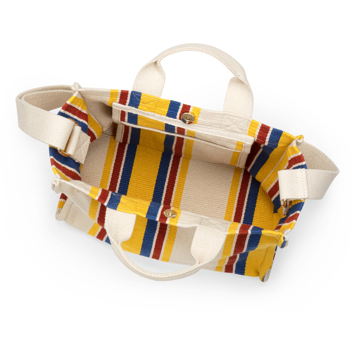 Ladies' handbag N&deg; 45 striped, natural yellow
