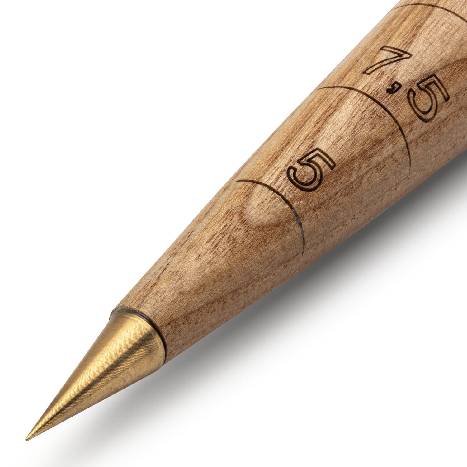 Planting wood with brass tip