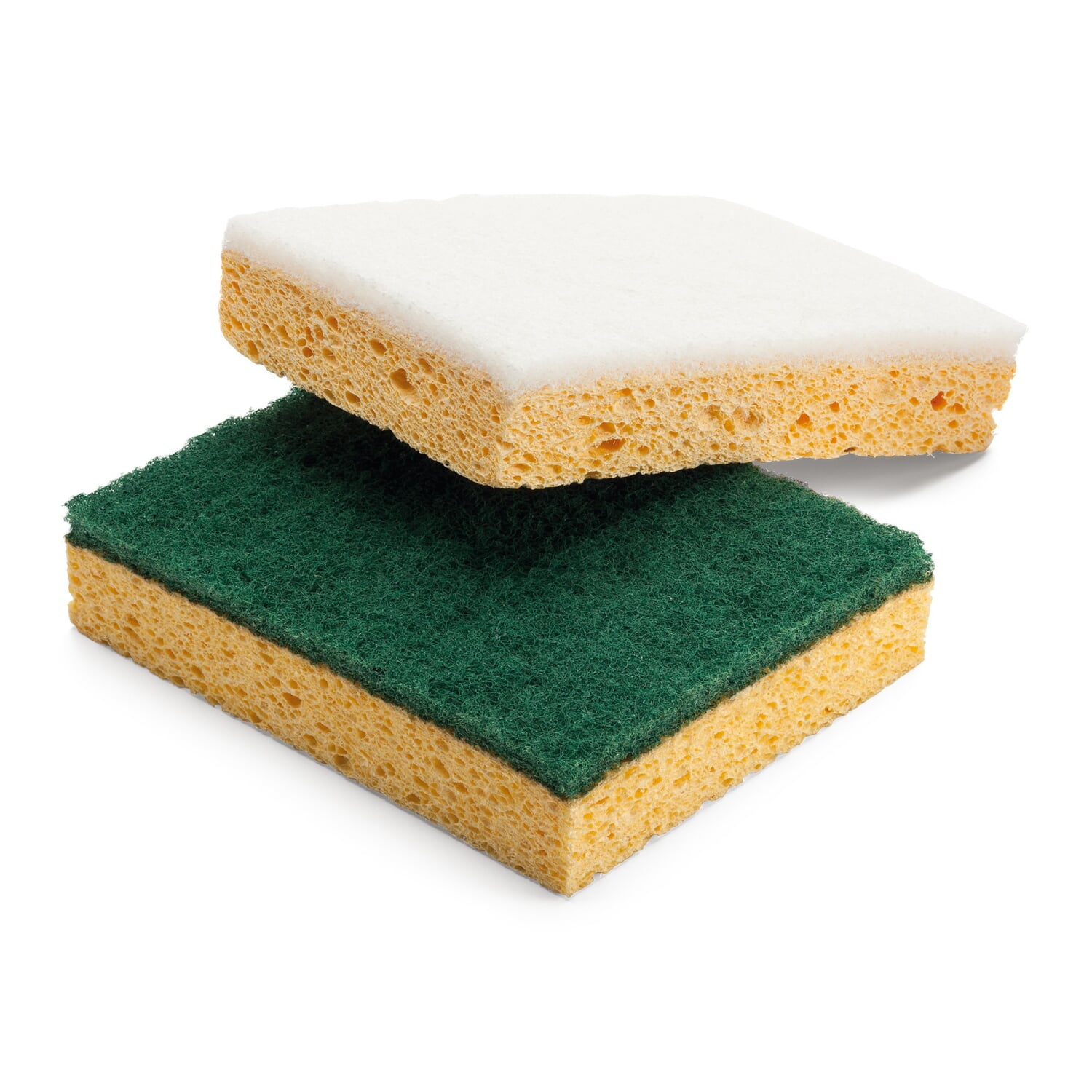 Scouring pad cellulose soft