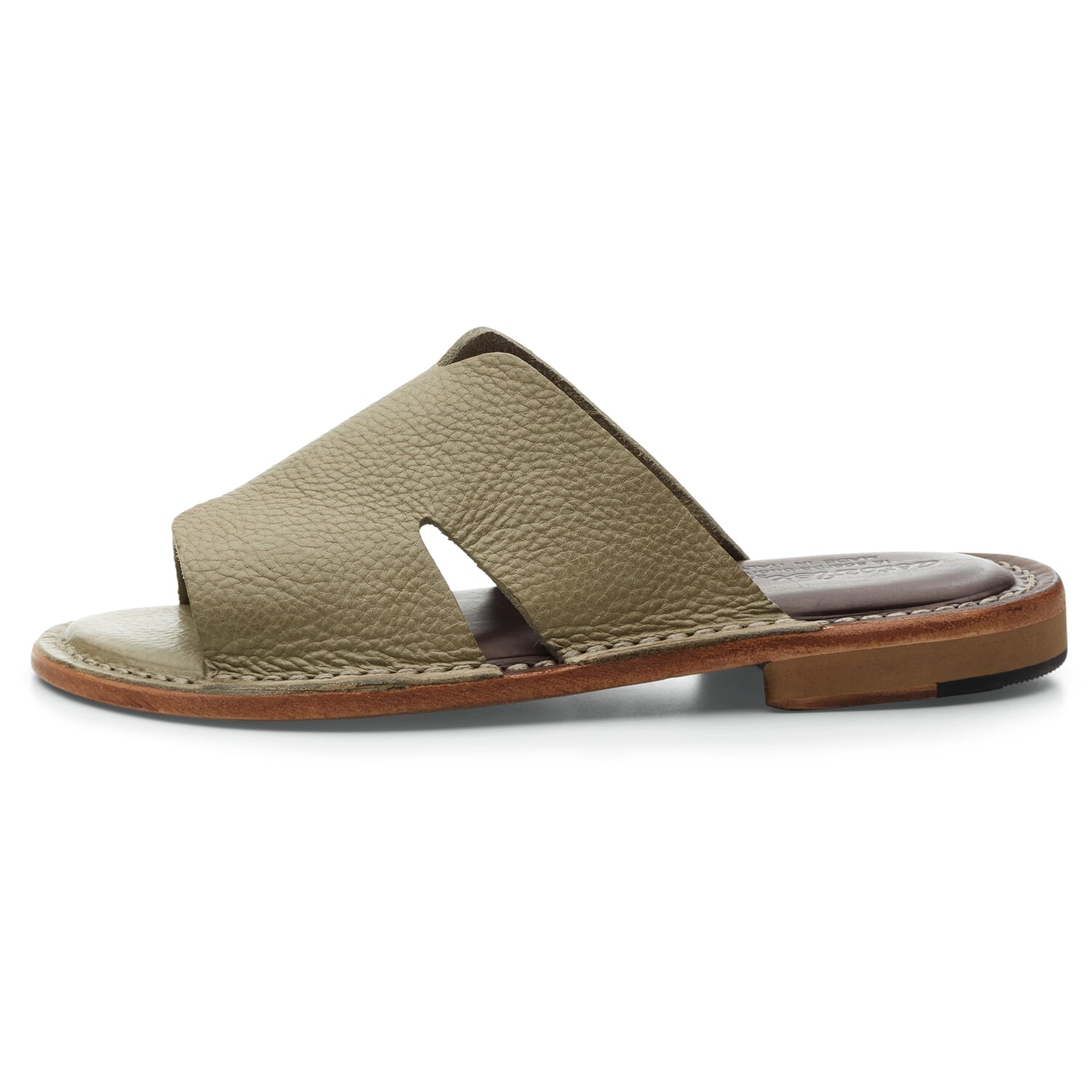 Ladies leather mules