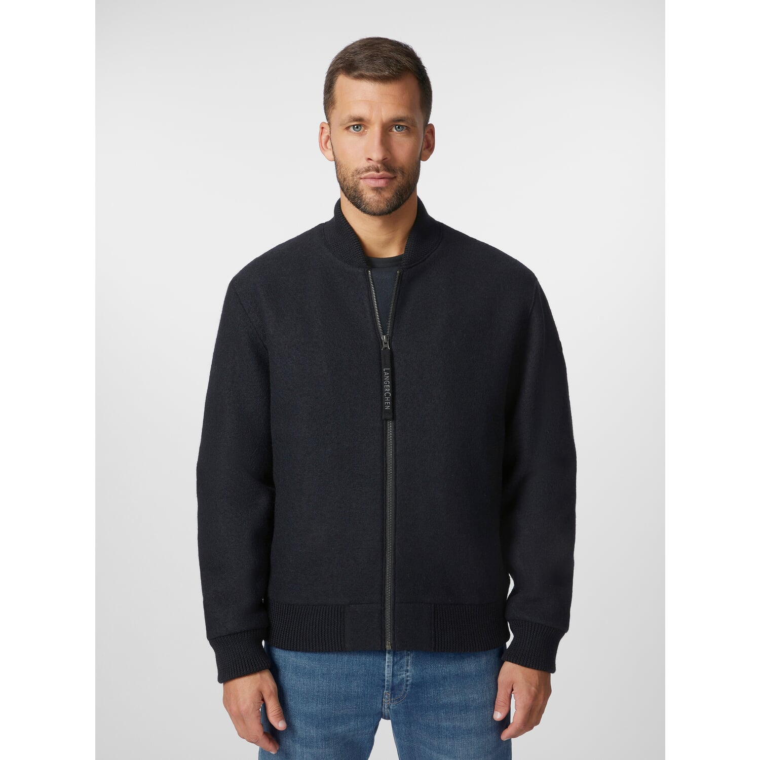 Men's wool blouson