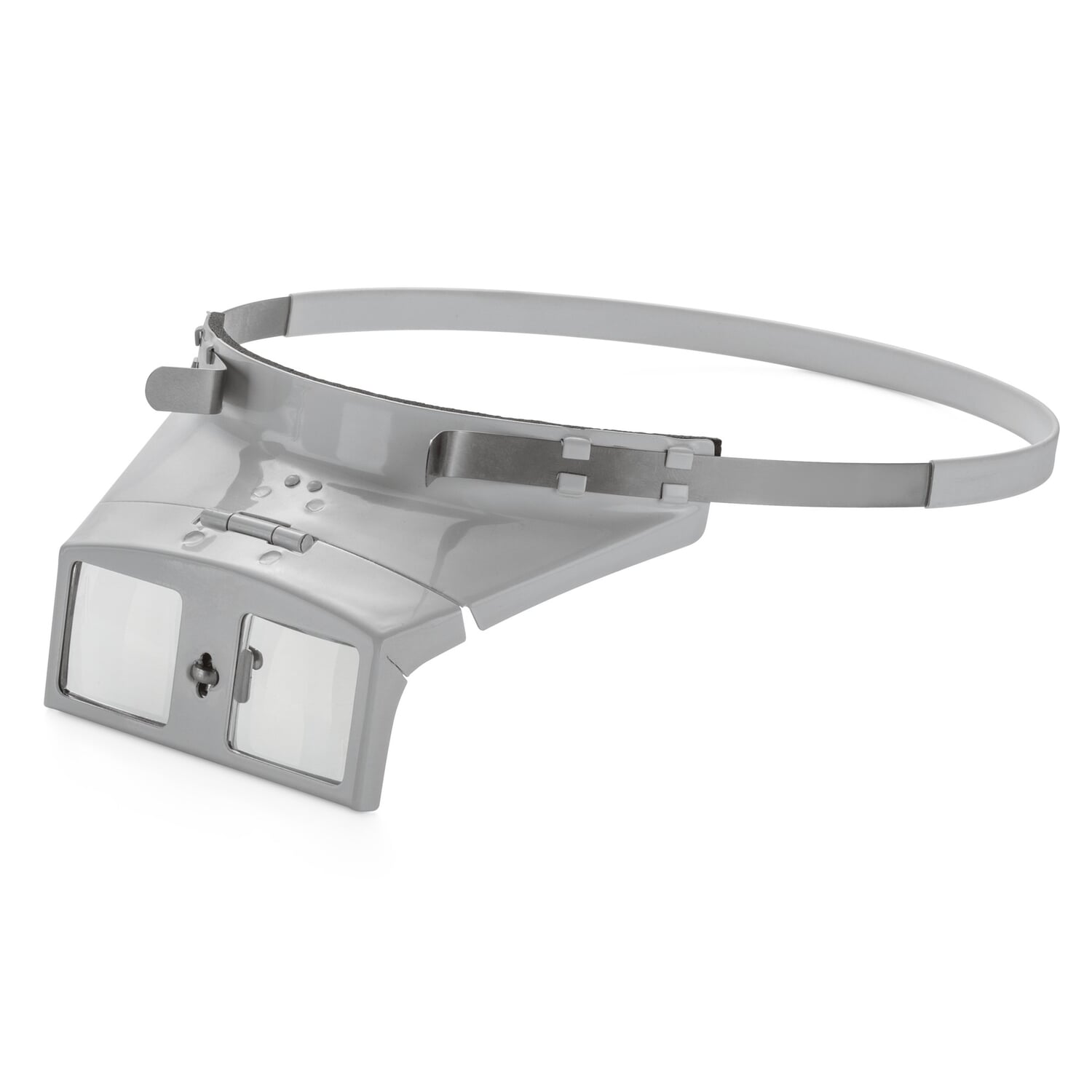 Binocular headband magnifier with glass lenses