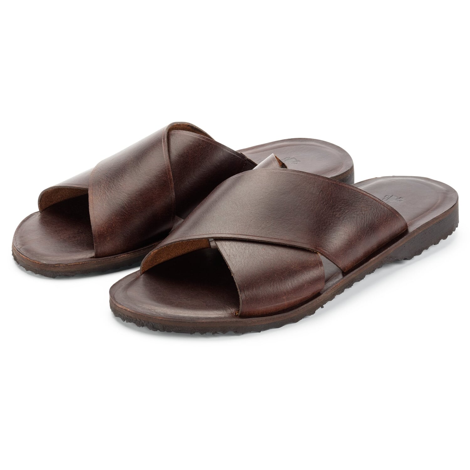 Men's leather mules
