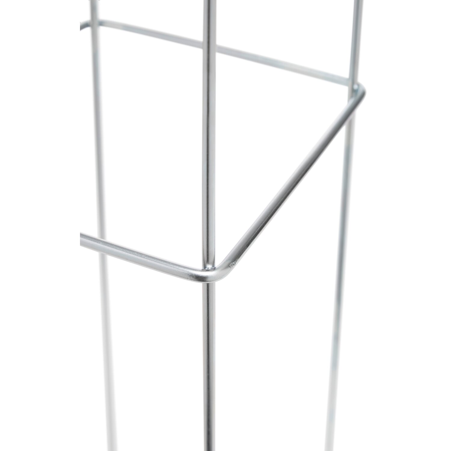 Galvanized steel plant support