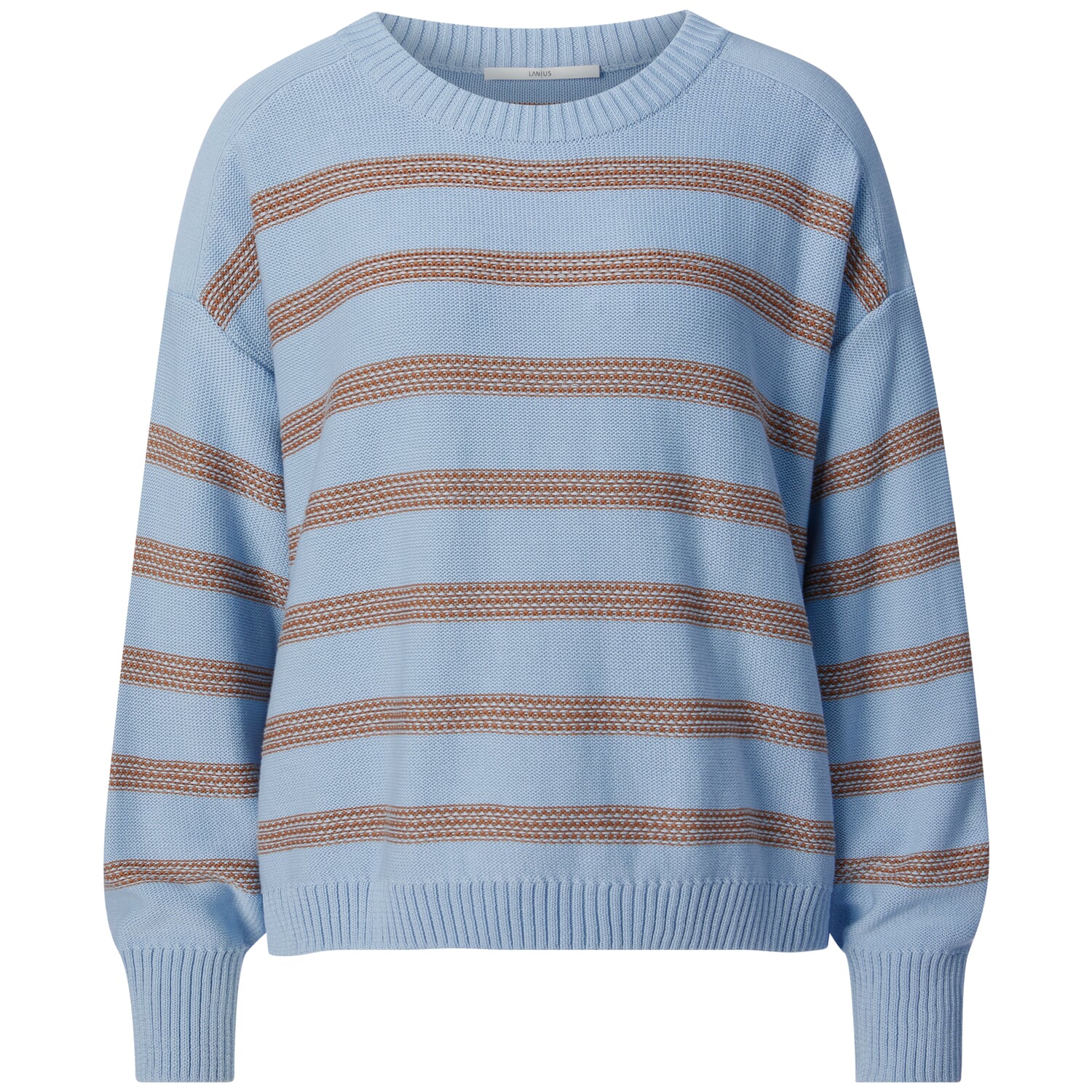 Ladies knit sweater striped