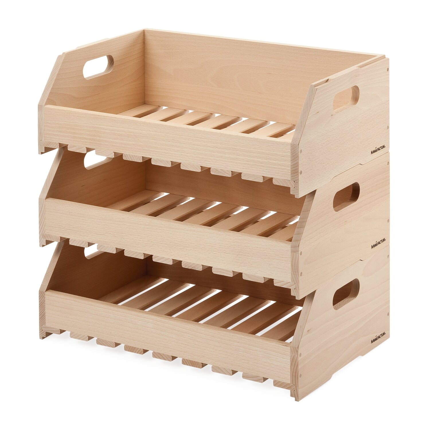 Manufactum fruit and vegetable box beech wood