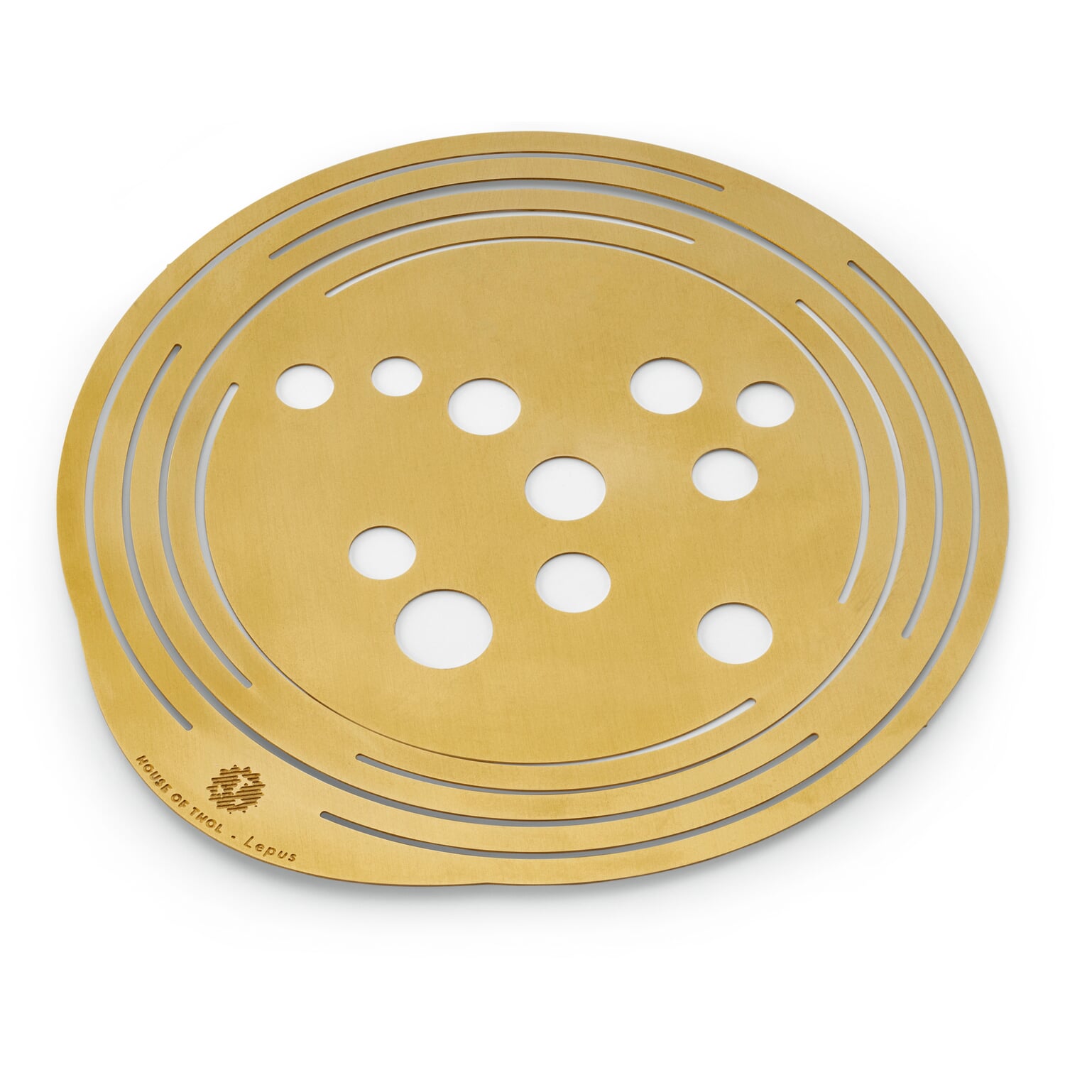 Brass flower disk for vases