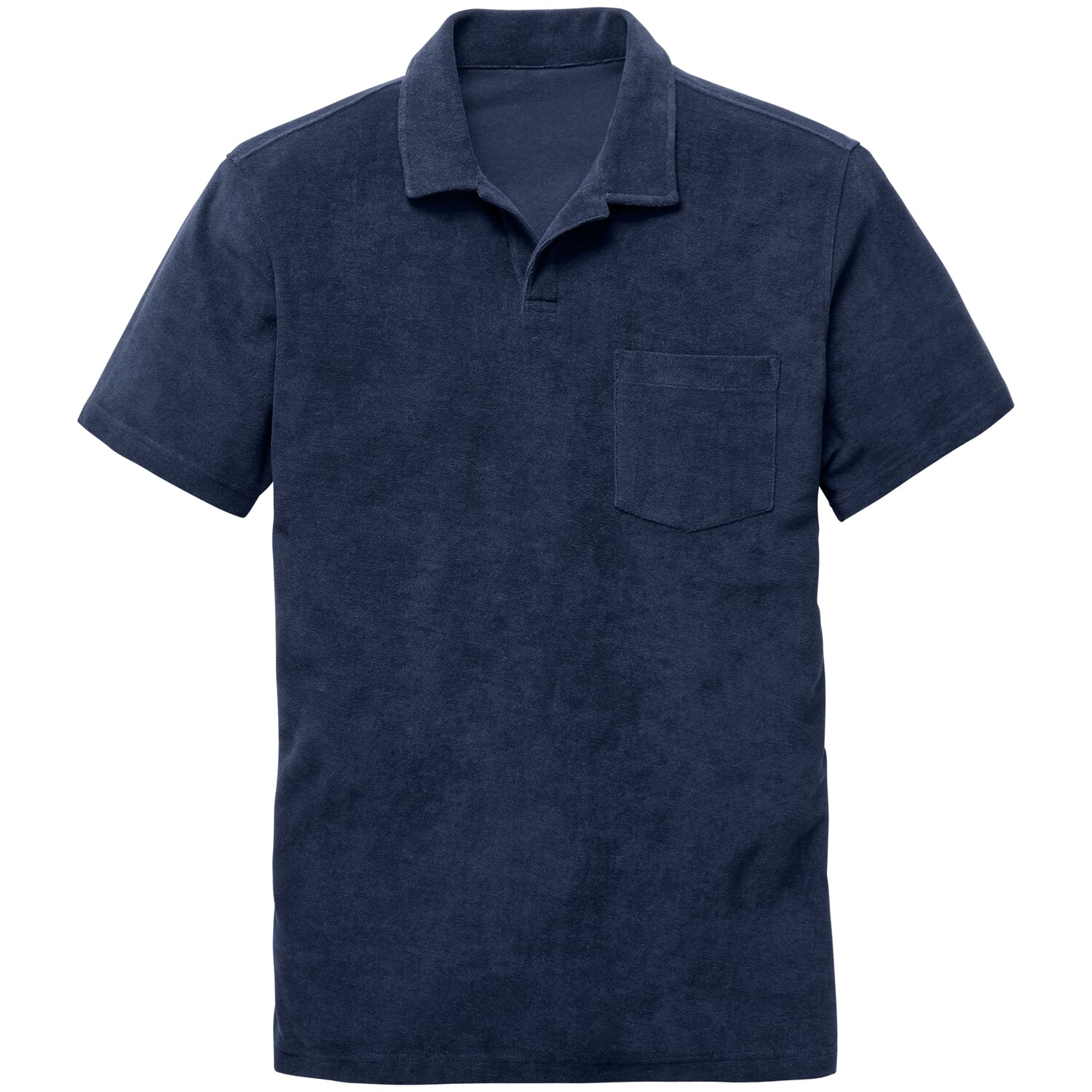 Men polo shirt terry