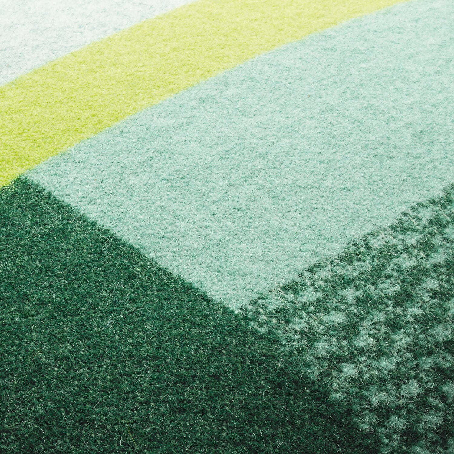 Lambswool pillowcase Bauhaus style