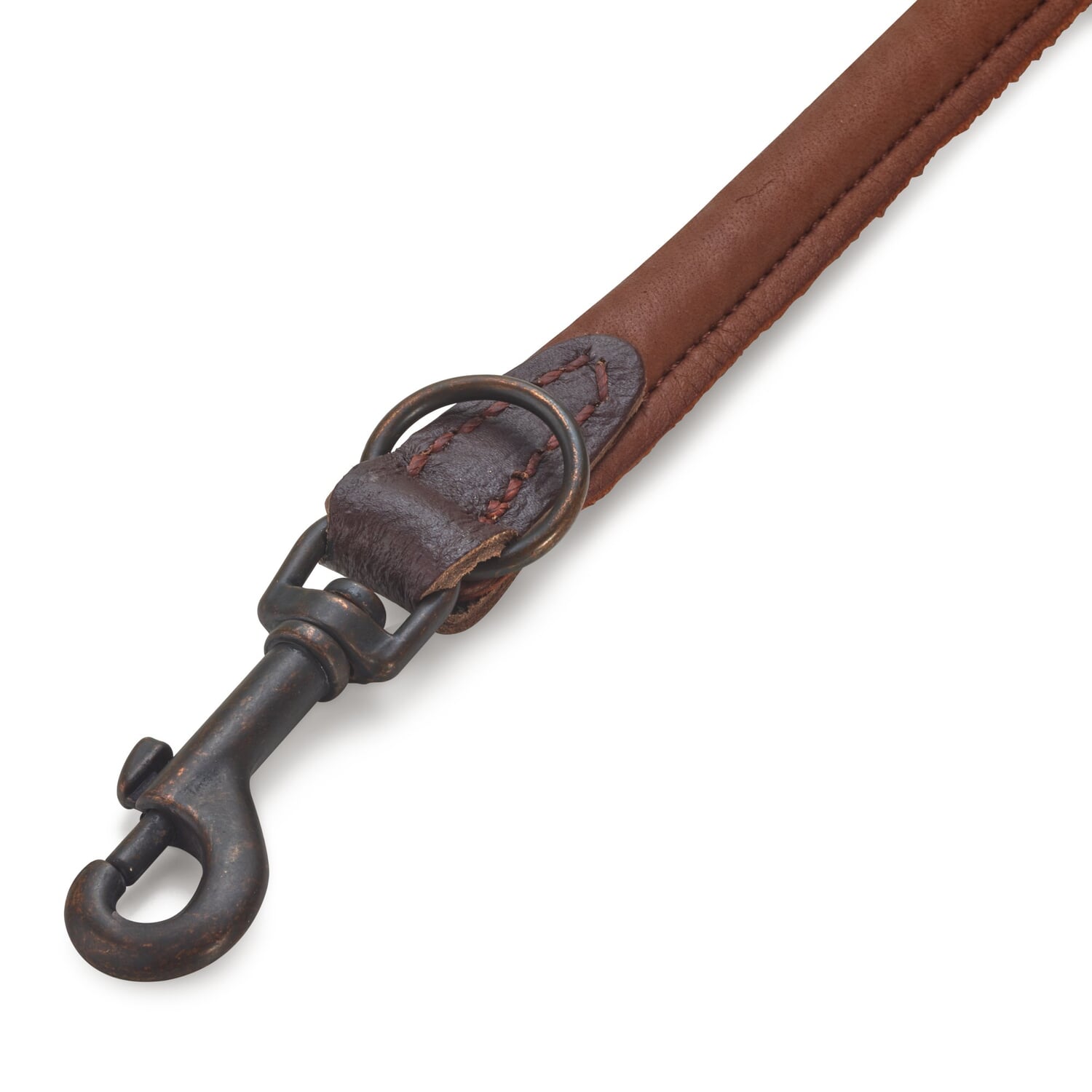 Dog leash elk leather