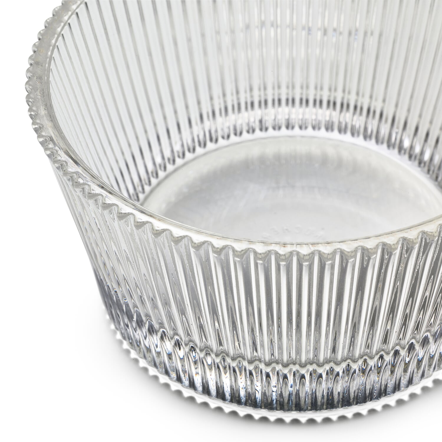 Dessert bowl ribbed