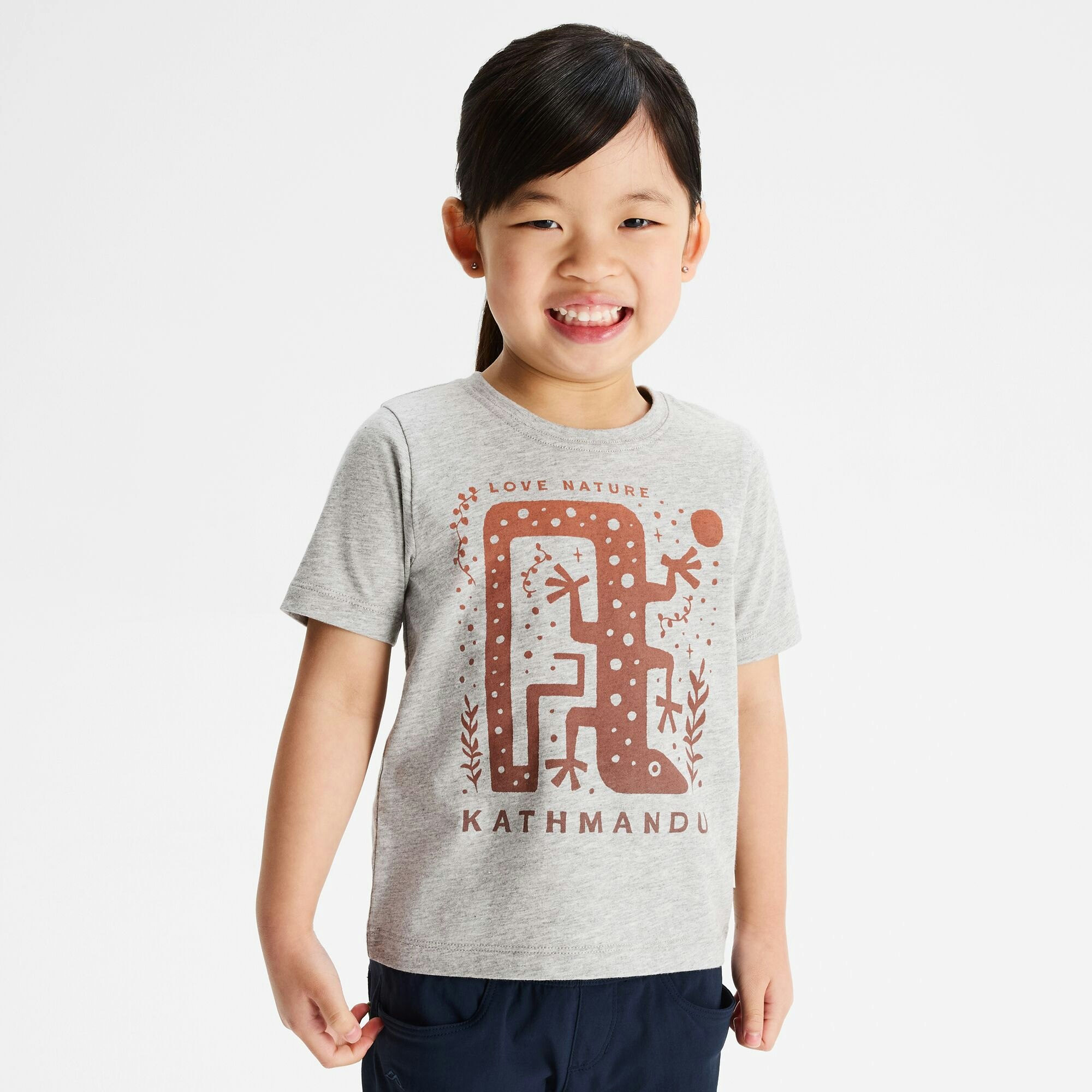 Kids' Geo Skink Organic Cotton T-shirt
