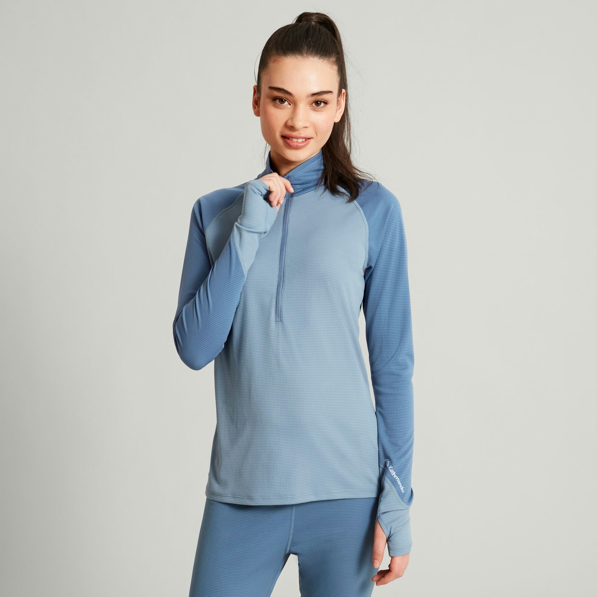 Women's KMDAction Quarter Zip Long Sleeve Top