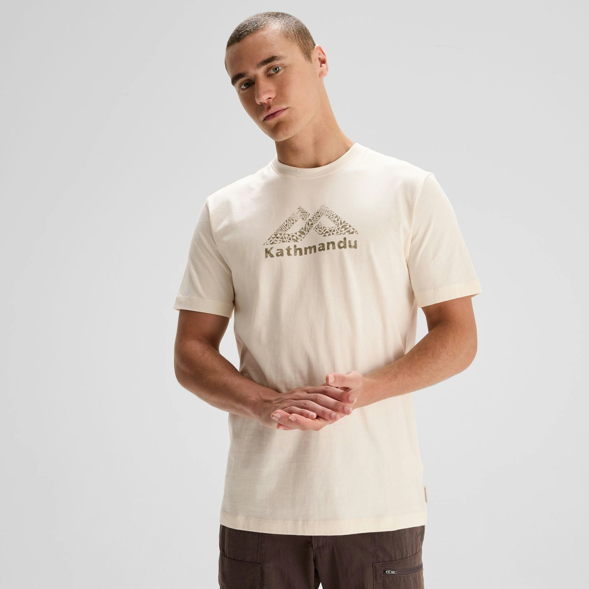 Men's Kathmandu Logo x Simon Beck Organic Cotton T-shirt