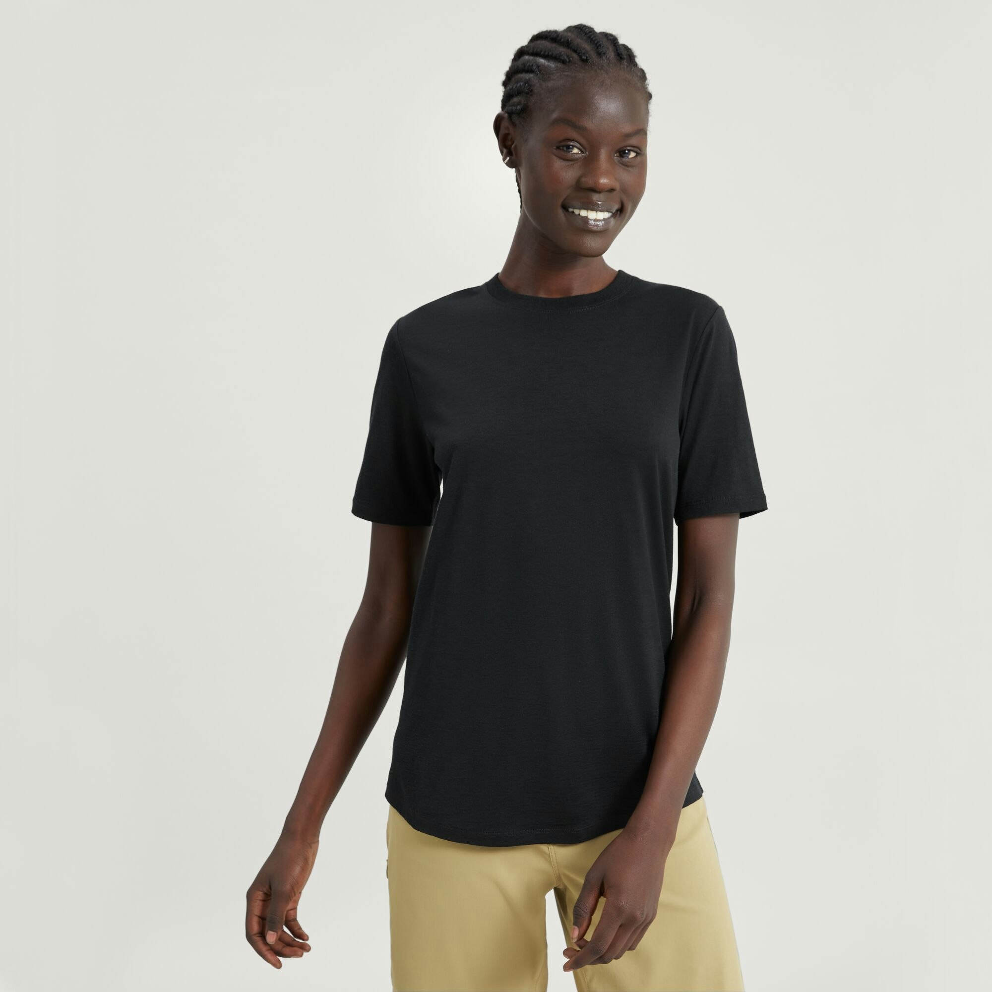 Women's 100% Merino Short Sleeve Crew Top