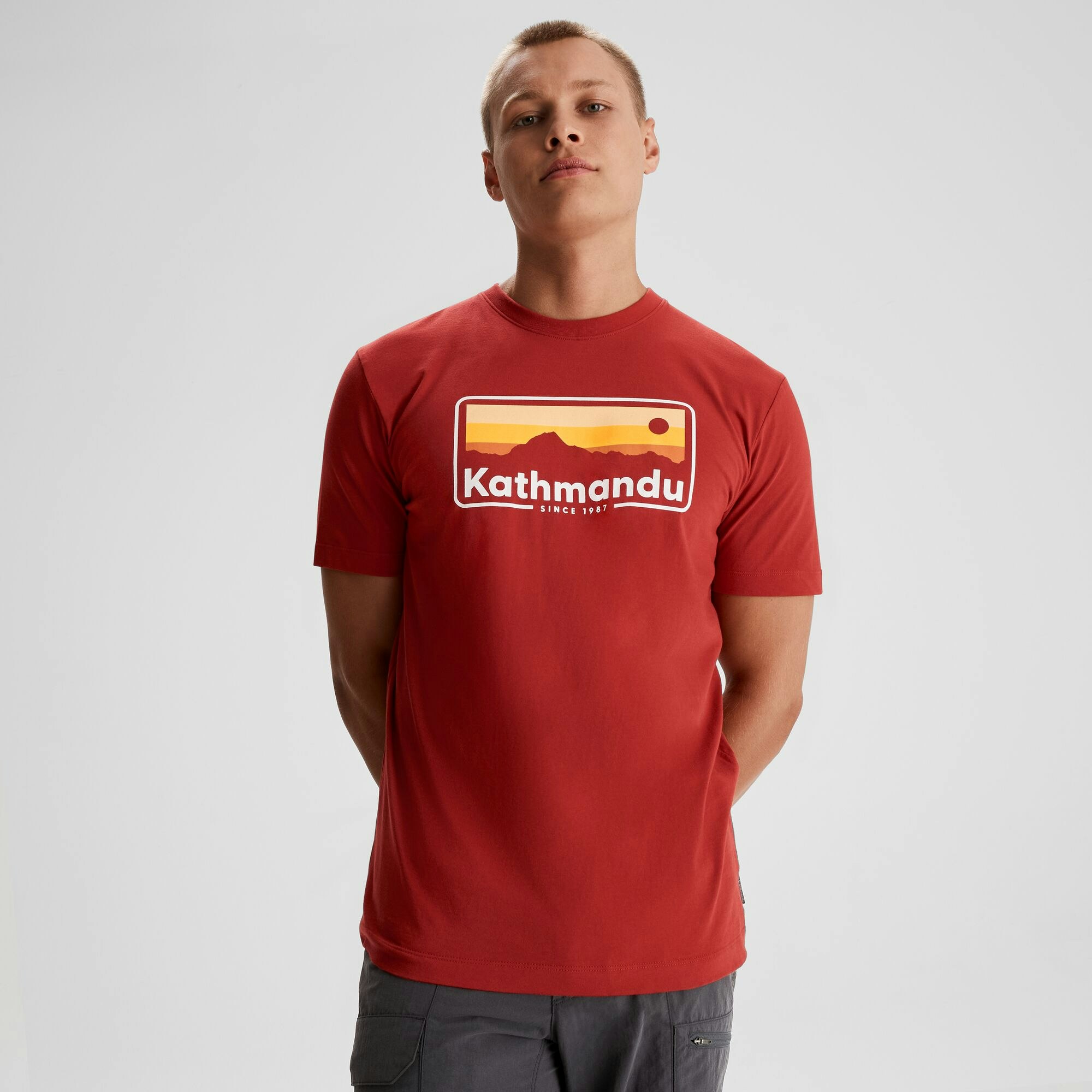 Men's Kathmandu Logo 70's Organic Cotton T-shirt