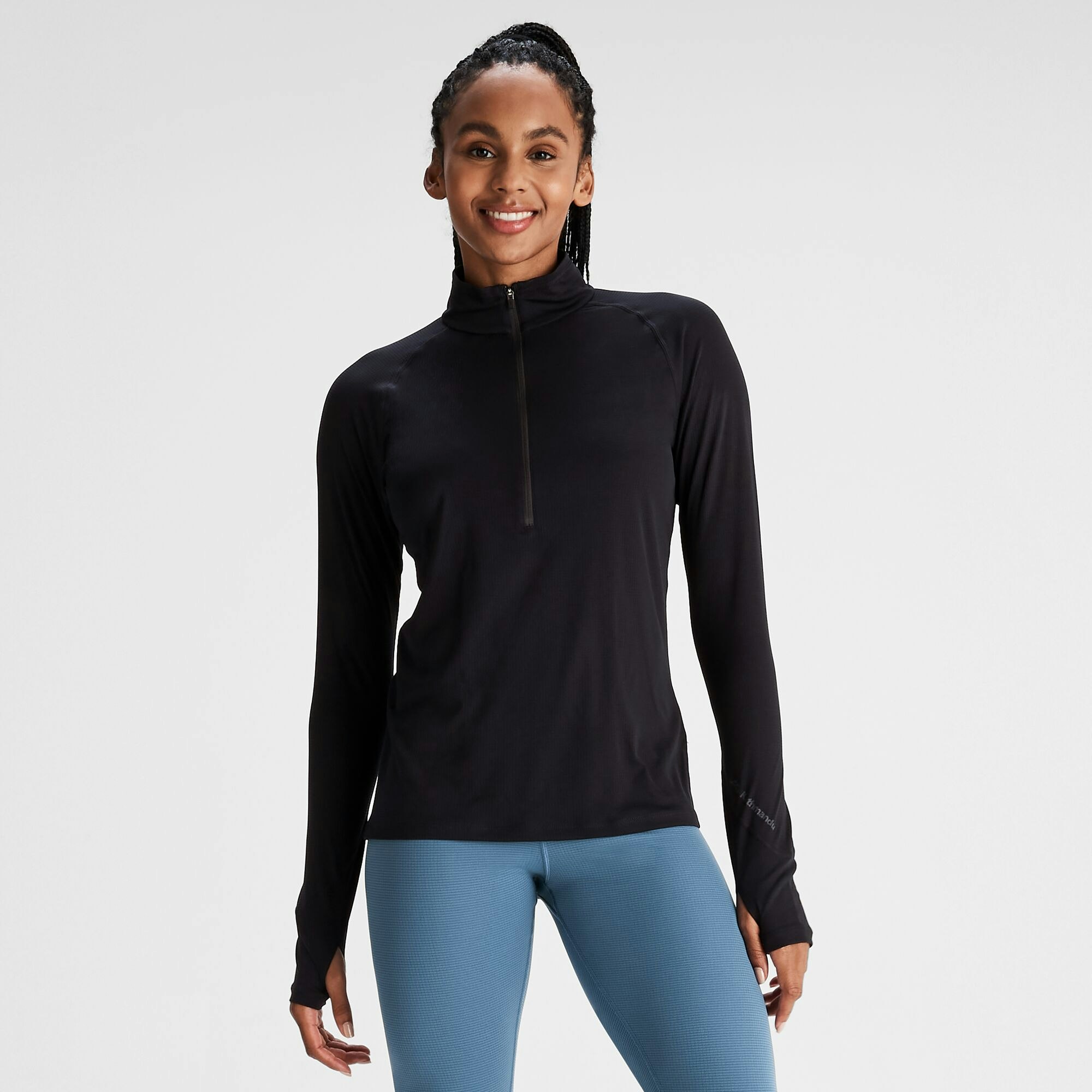 Women's KMDAction Quarter Zip Baselayer Top