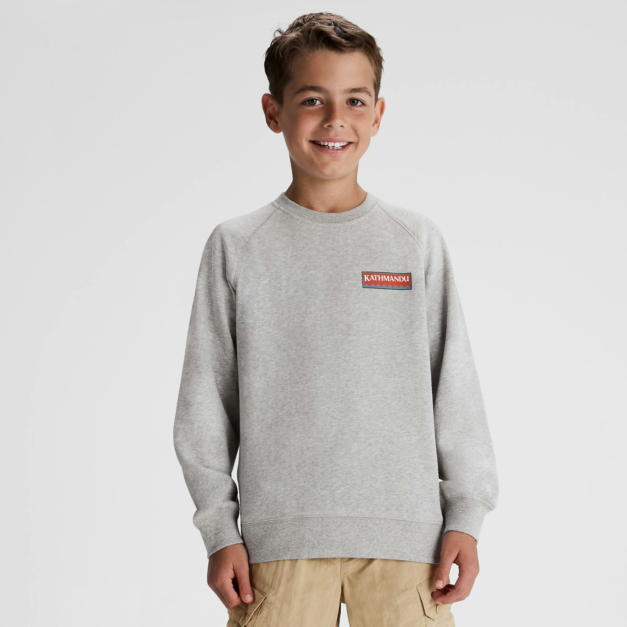 Youth Heritage Logo LT BB Crew Sweatshirt