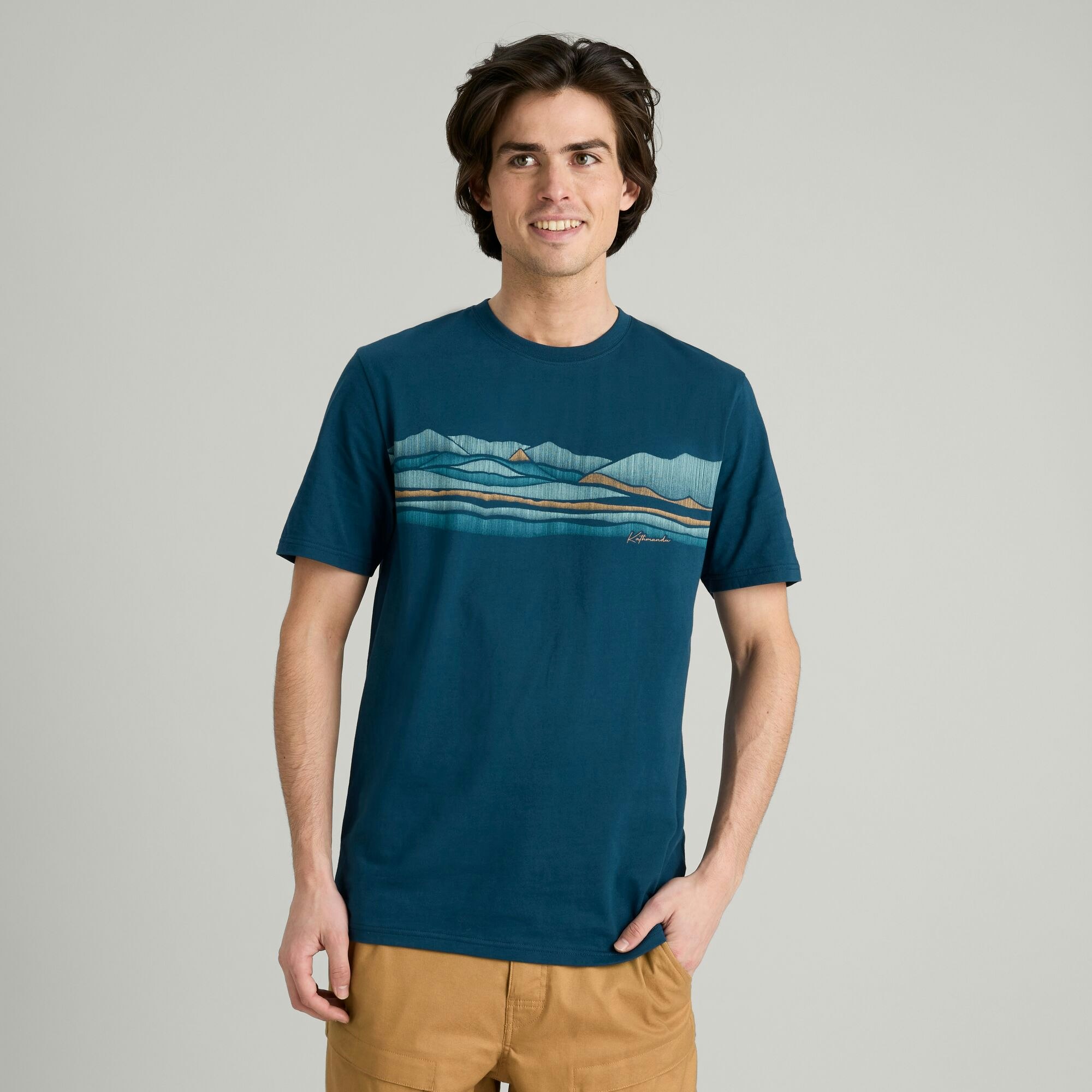 Men's Long White Cloud Organic Cotton T-shirt