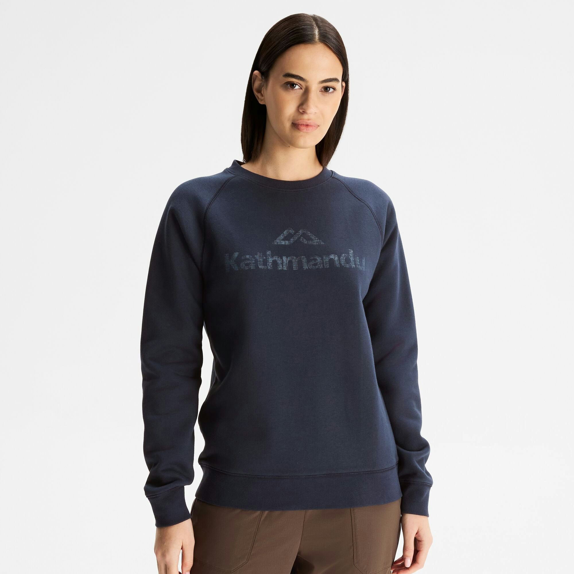 Women's Kathmandu Logo Crew Sweater