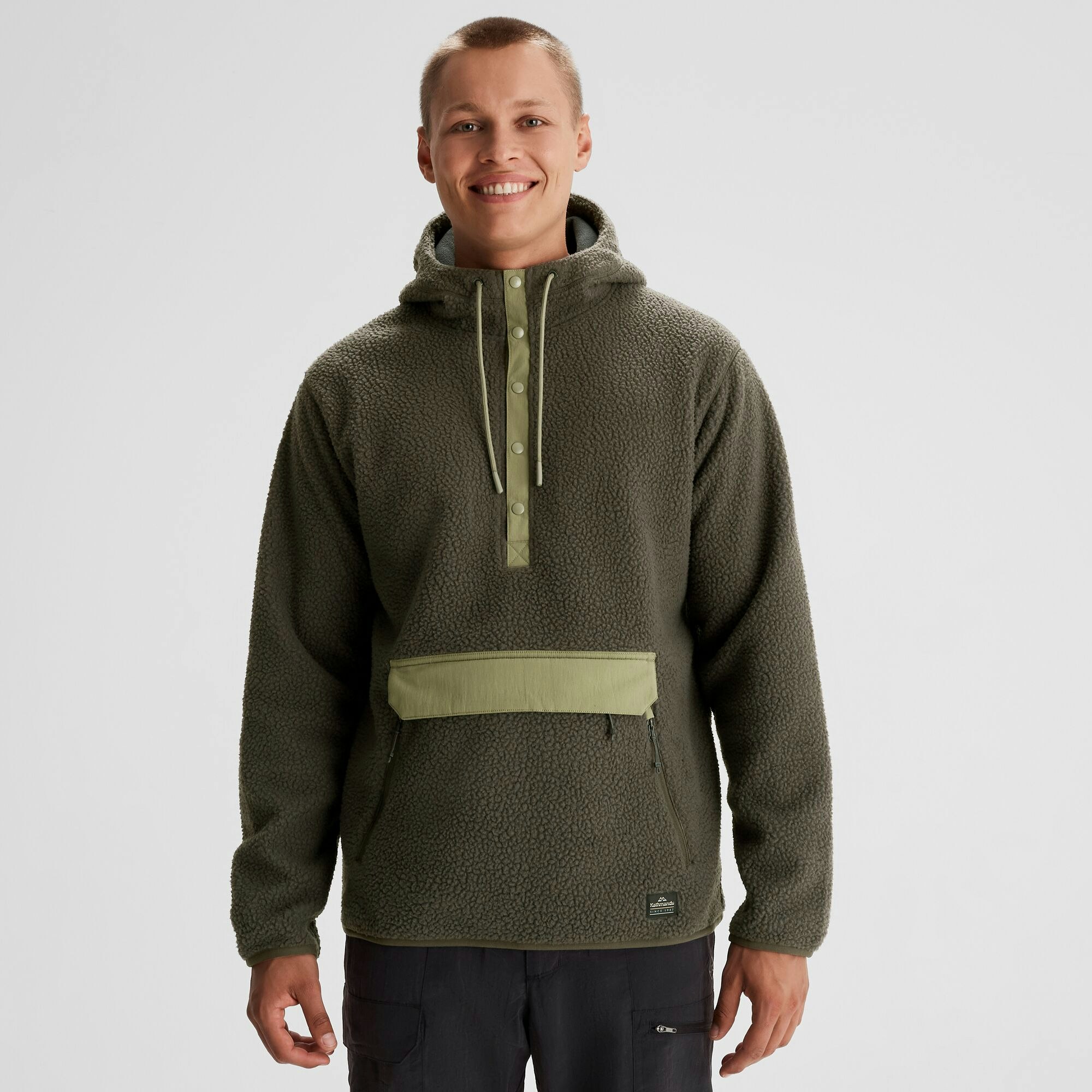Men's Co-Z High Pile Hooded Pullover