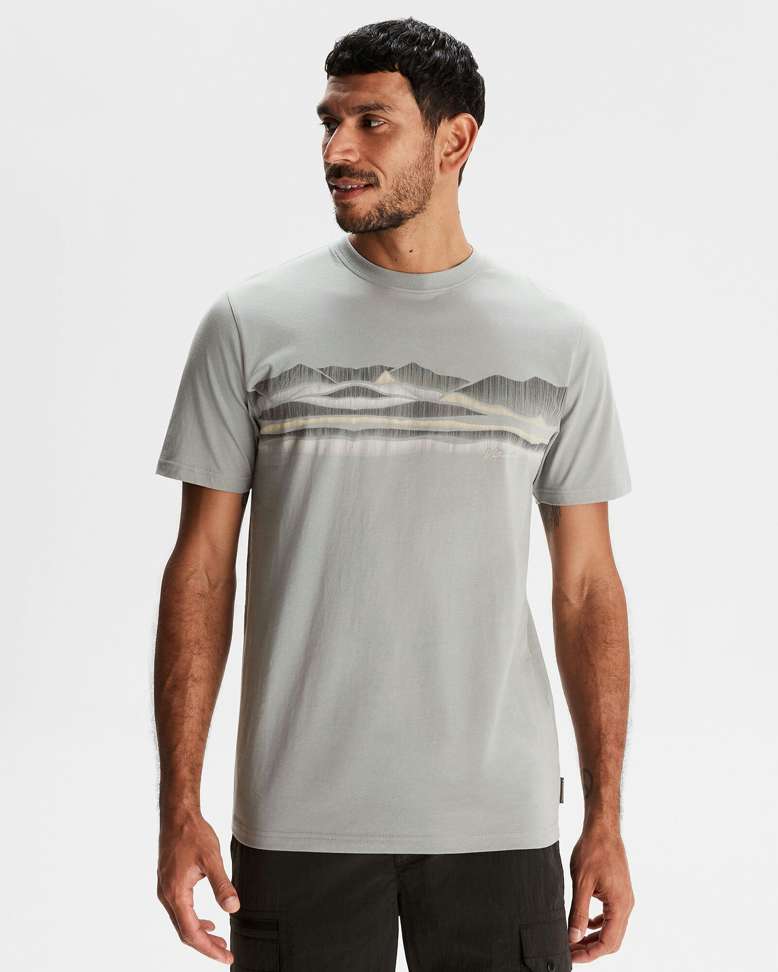 Men's Long White Cloud Organic Cotton T-shirt