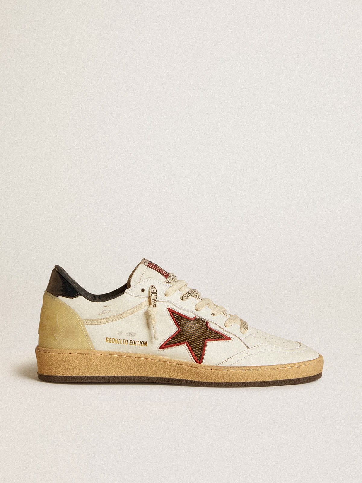 Women's Ball Star LTD with mesh star and midnight blue leather heel tab