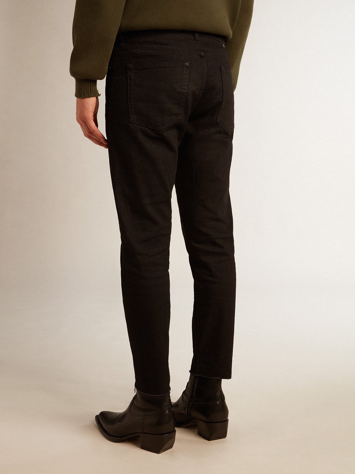 Men's black skinny jeans