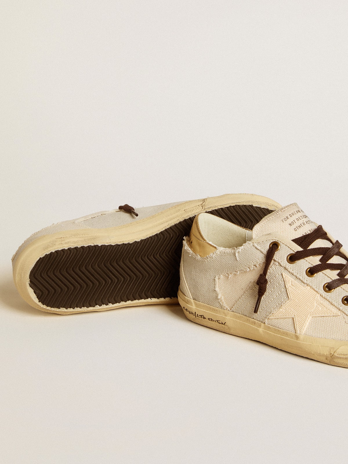 Women's Super-Star LTD in canvas with TPU star and leather heel tab