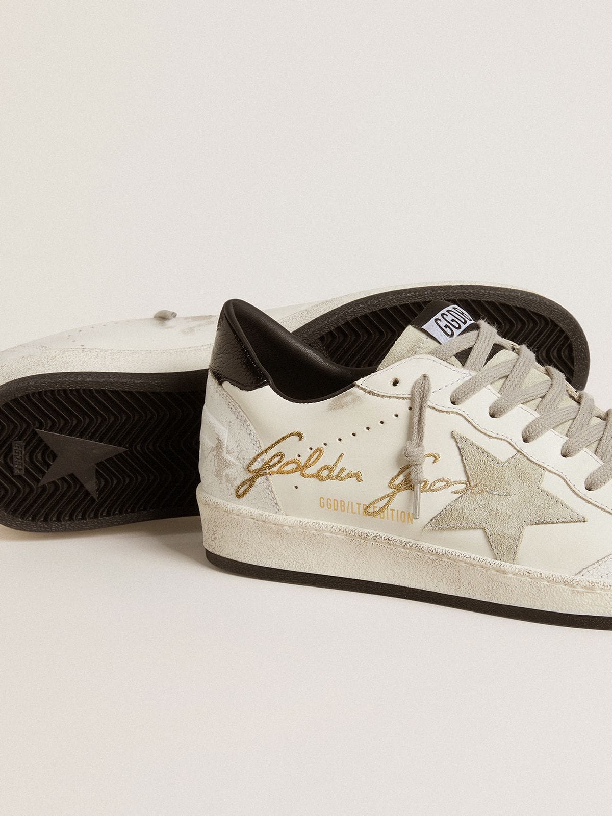 Men's Ball Star LTD with suede star and textured leather heel tab