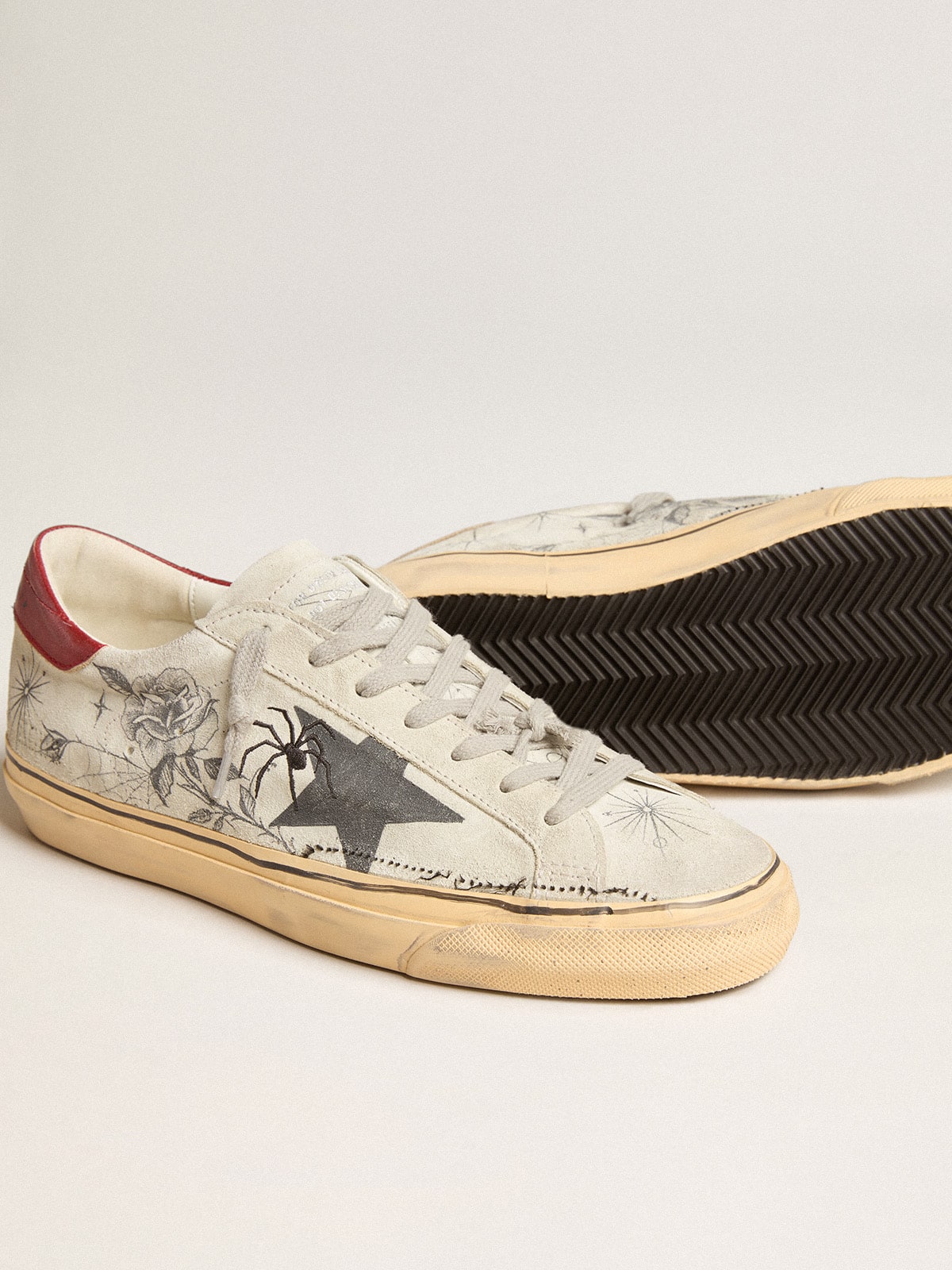 HAUS of Dreamers exclusive women's Super-Star in ice gray crust leather