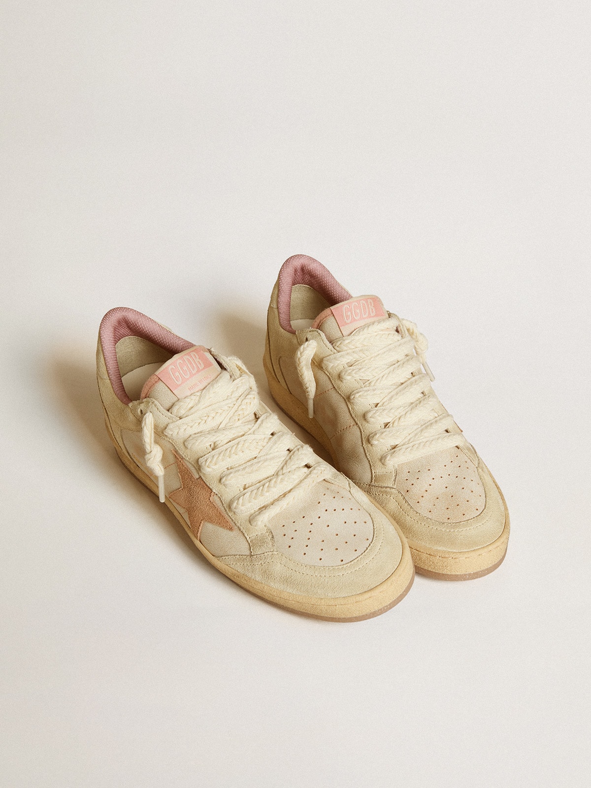 Ball Star LTD in leather and suede with suede star and heel tab