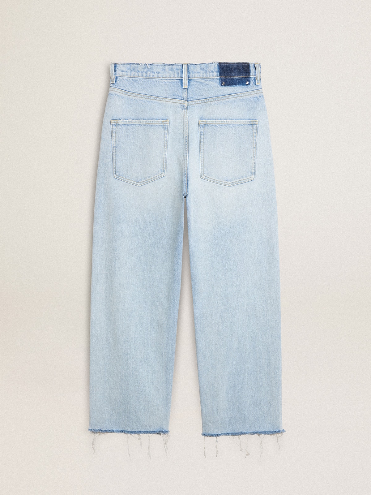 Men's pants in lived-in effect denim