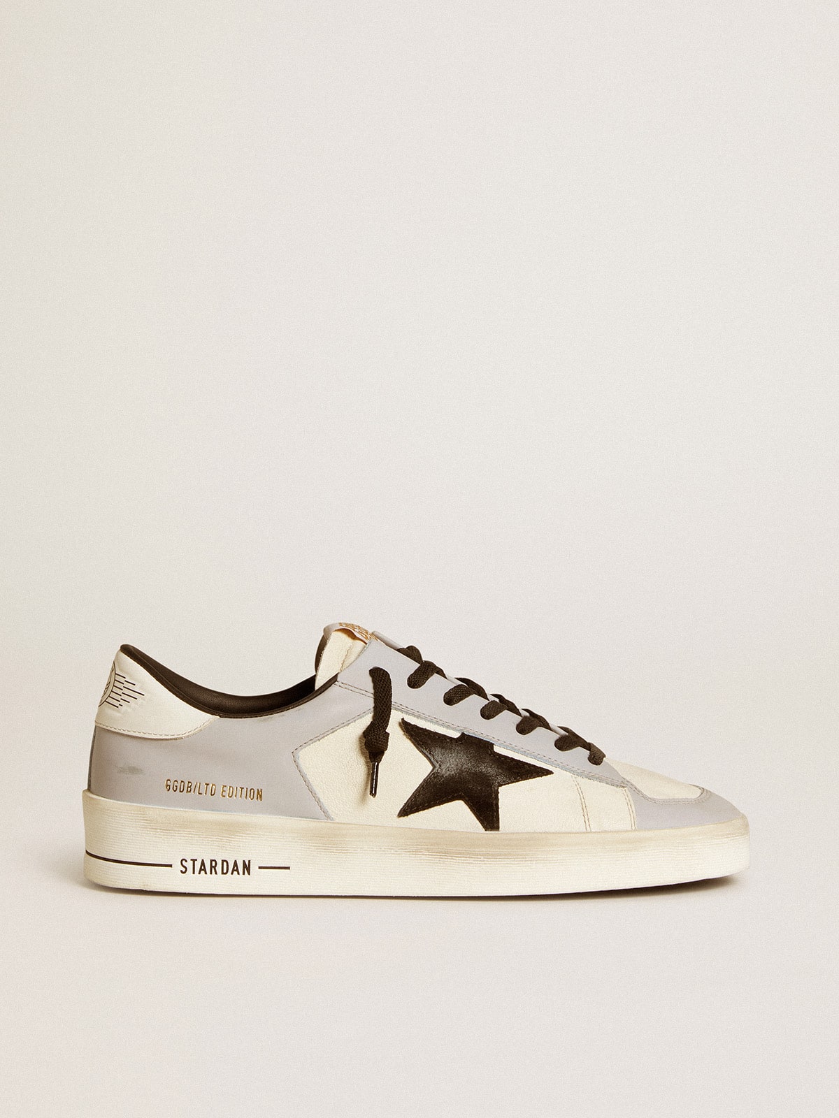 Men's Stardan LTD in nappa and leather with suede star and leather heel tab