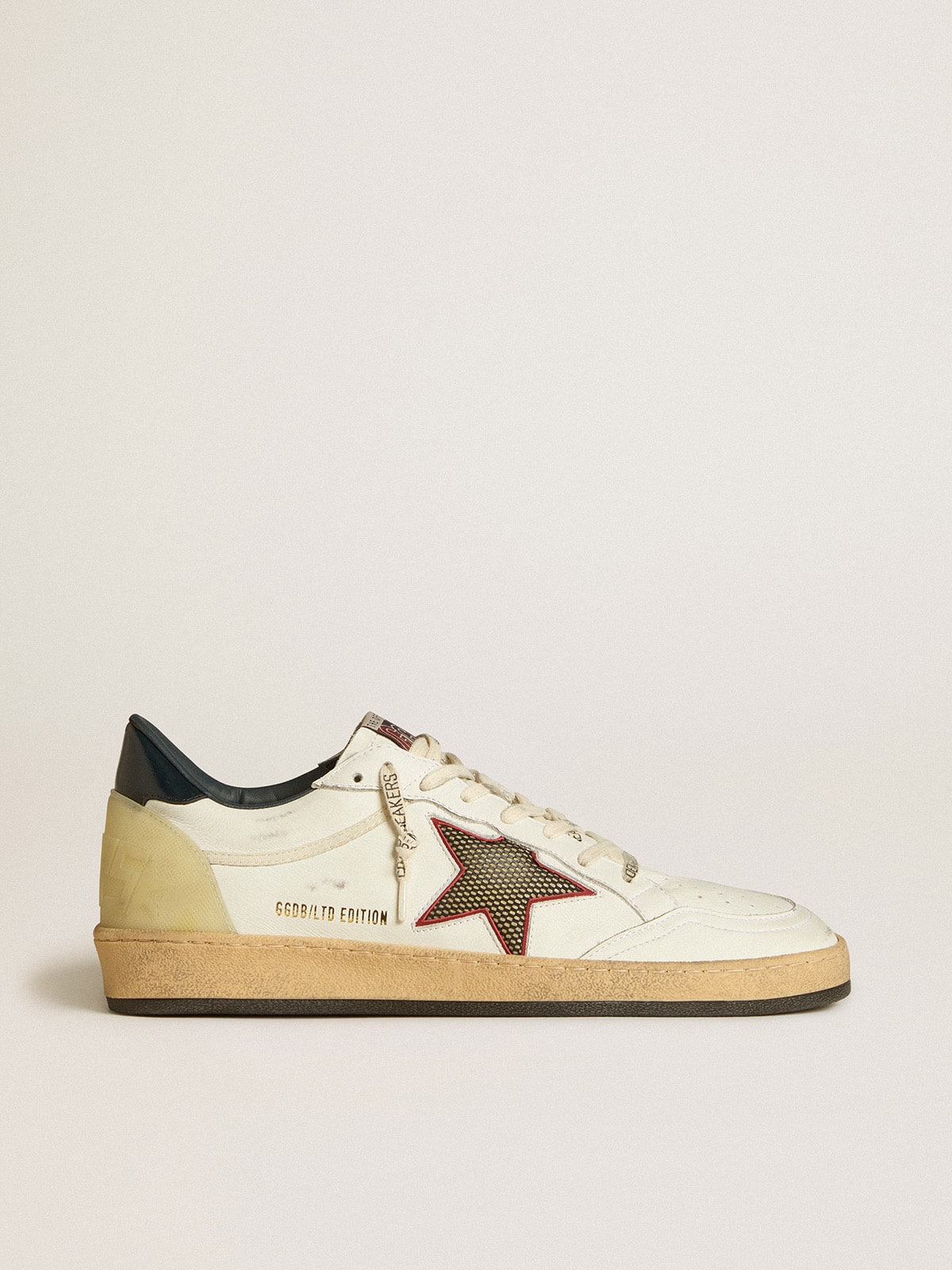 Men's Ball Star LTD with mesh star and midnight blue leather heel tab