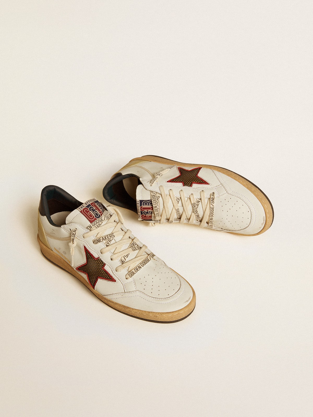 Women's Ball Star LTD with mesh star and midnight blue leather heel tab