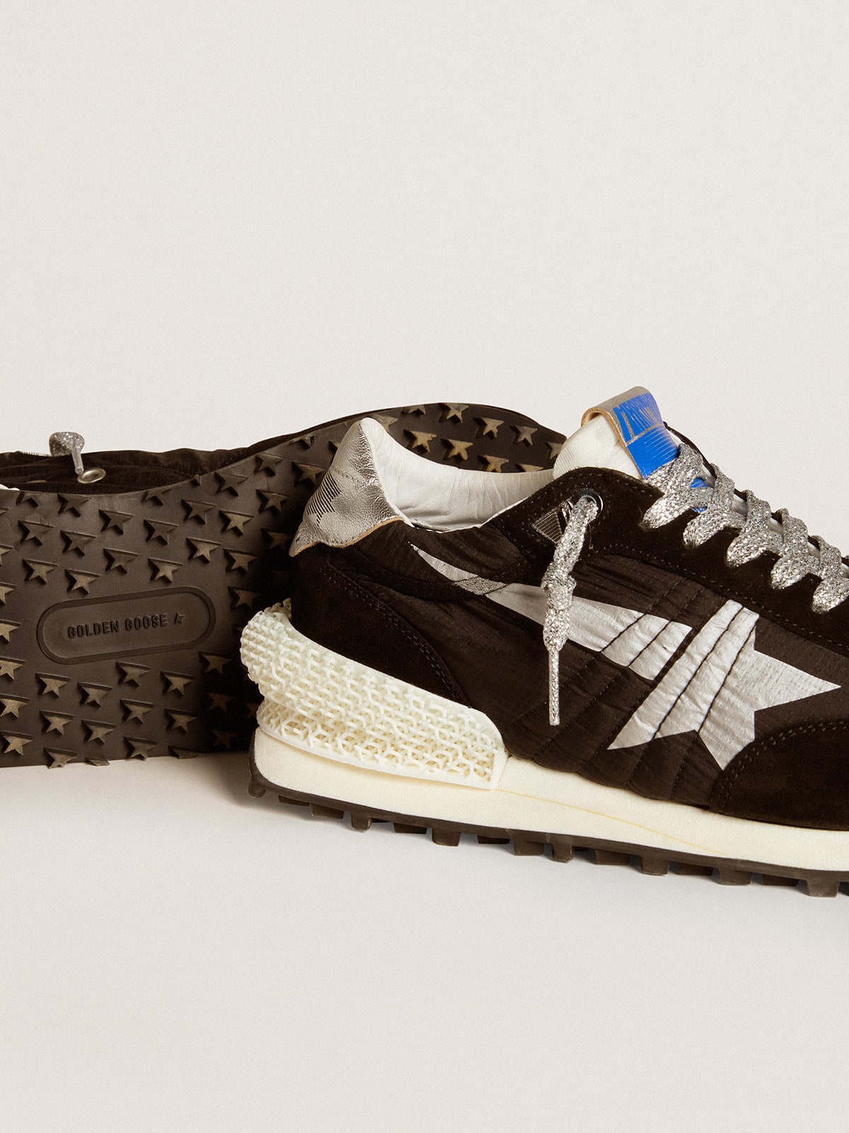 Women's Marathon with black ripstop nylon upper and silver star