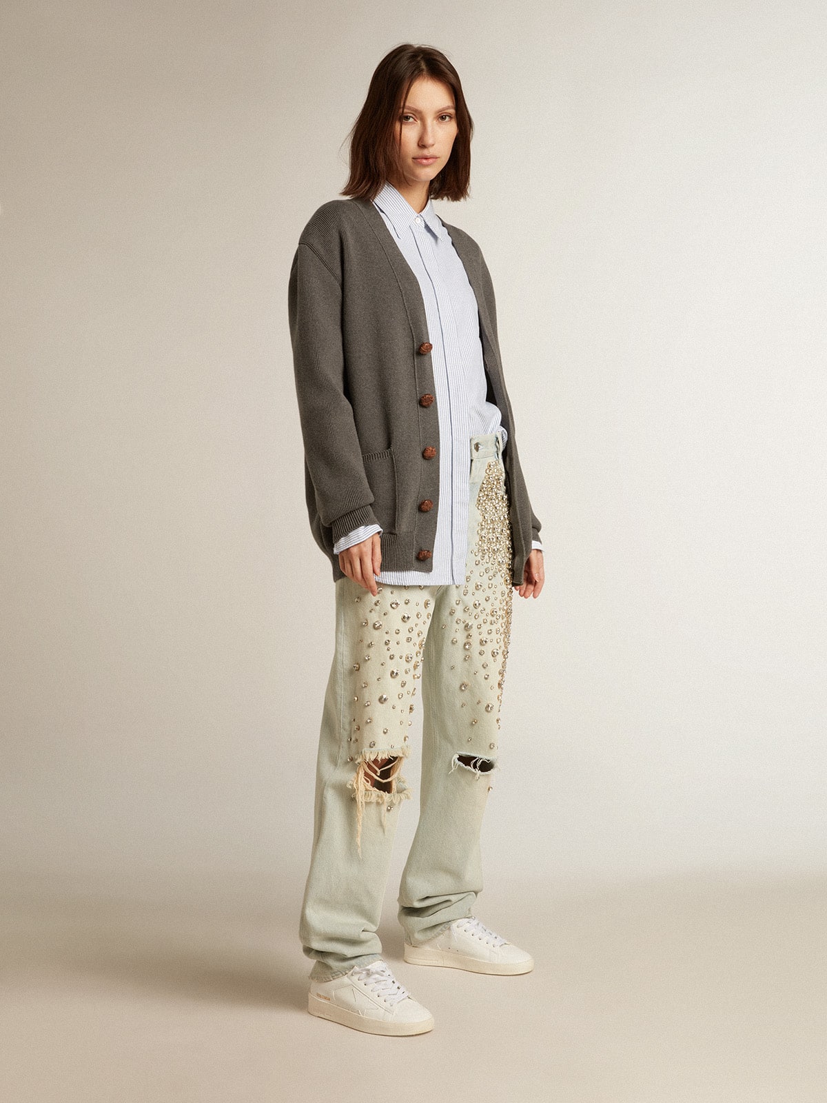 Women's bio-based Stardan with white star and heel tab
