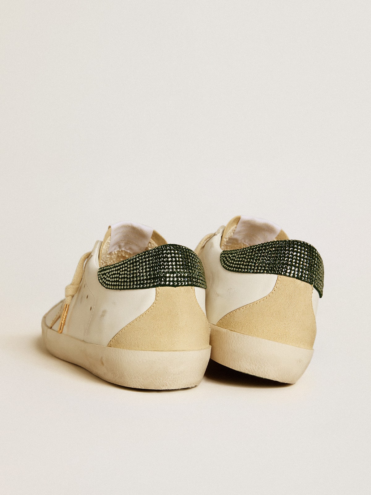 Women's Super-Star LTD with leather star and Swarovski crystal heel tab