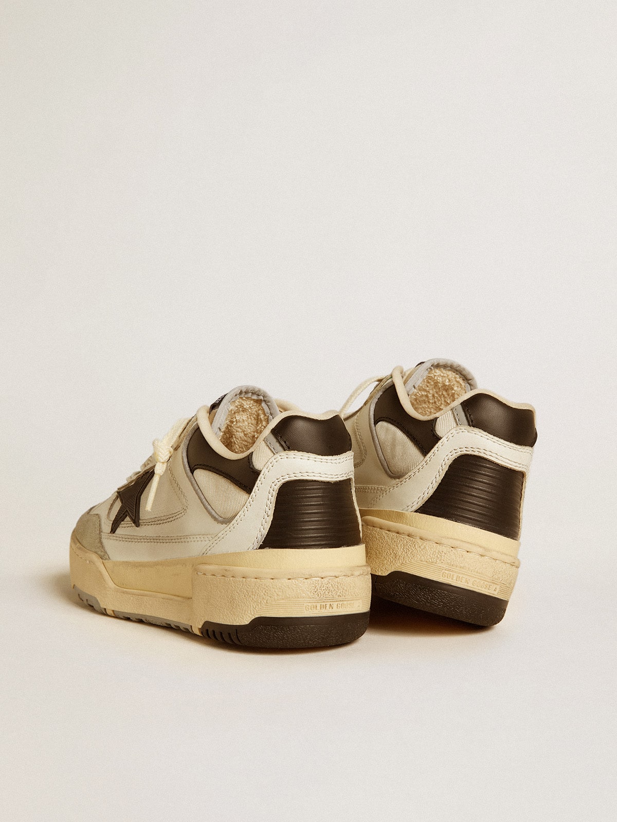 Women's Forty2 with black star and black leather heel tab