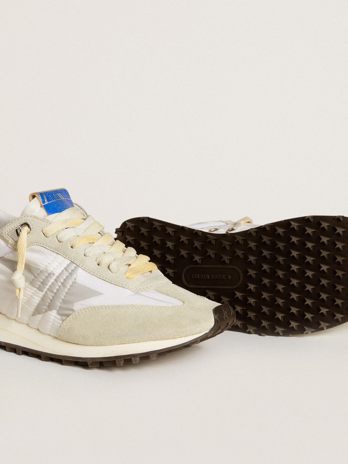 Women's Marathon with white nylon upper and silver star