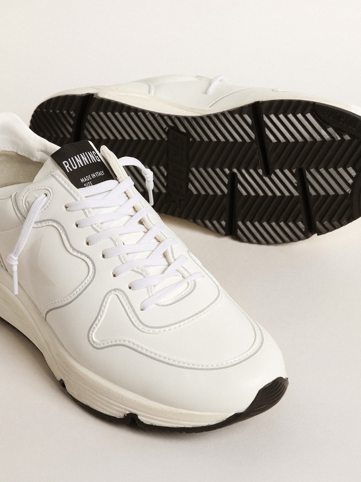 Women's bio-based Running Sole with white star and heel tab