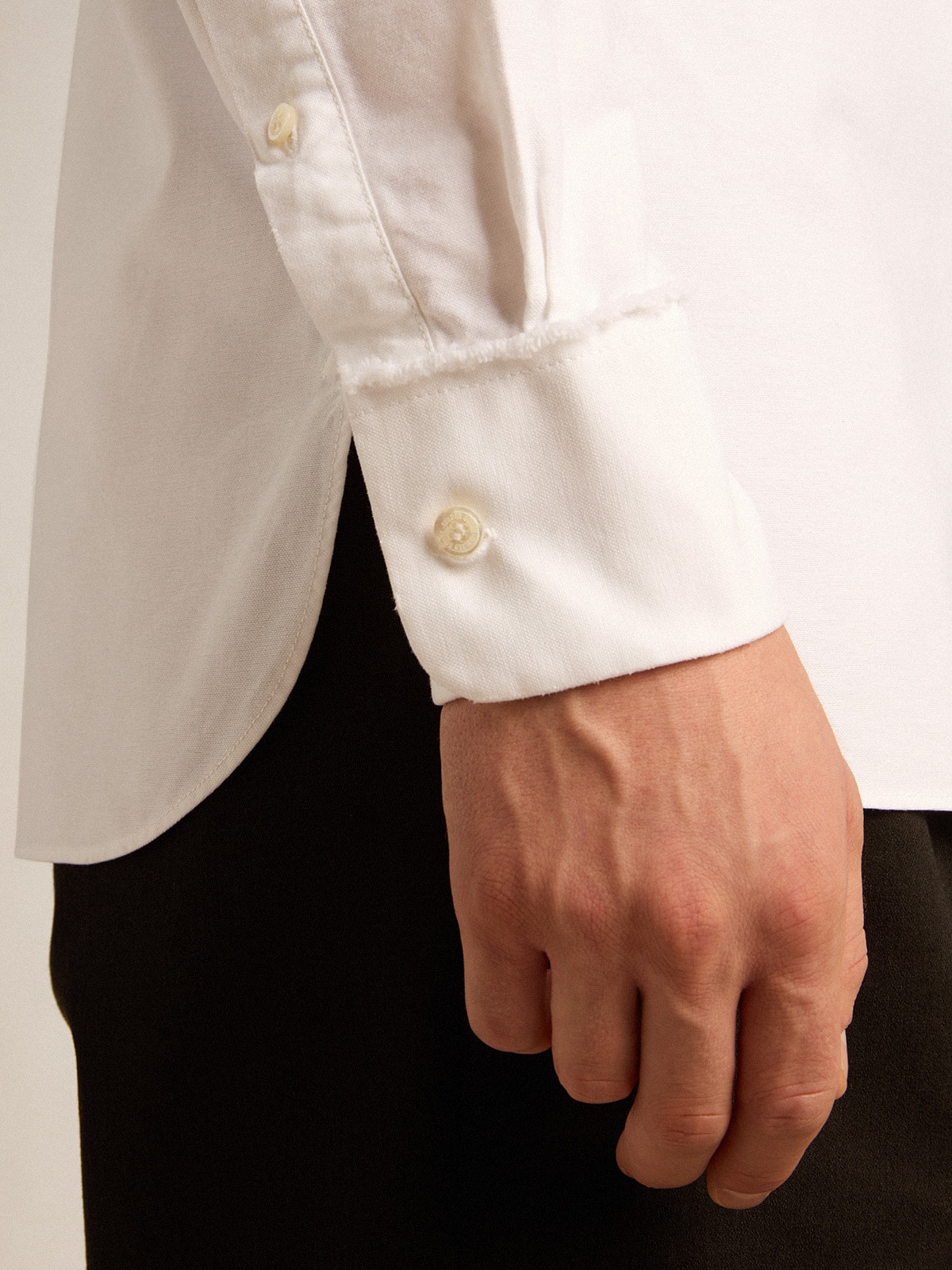 White cotton shirt