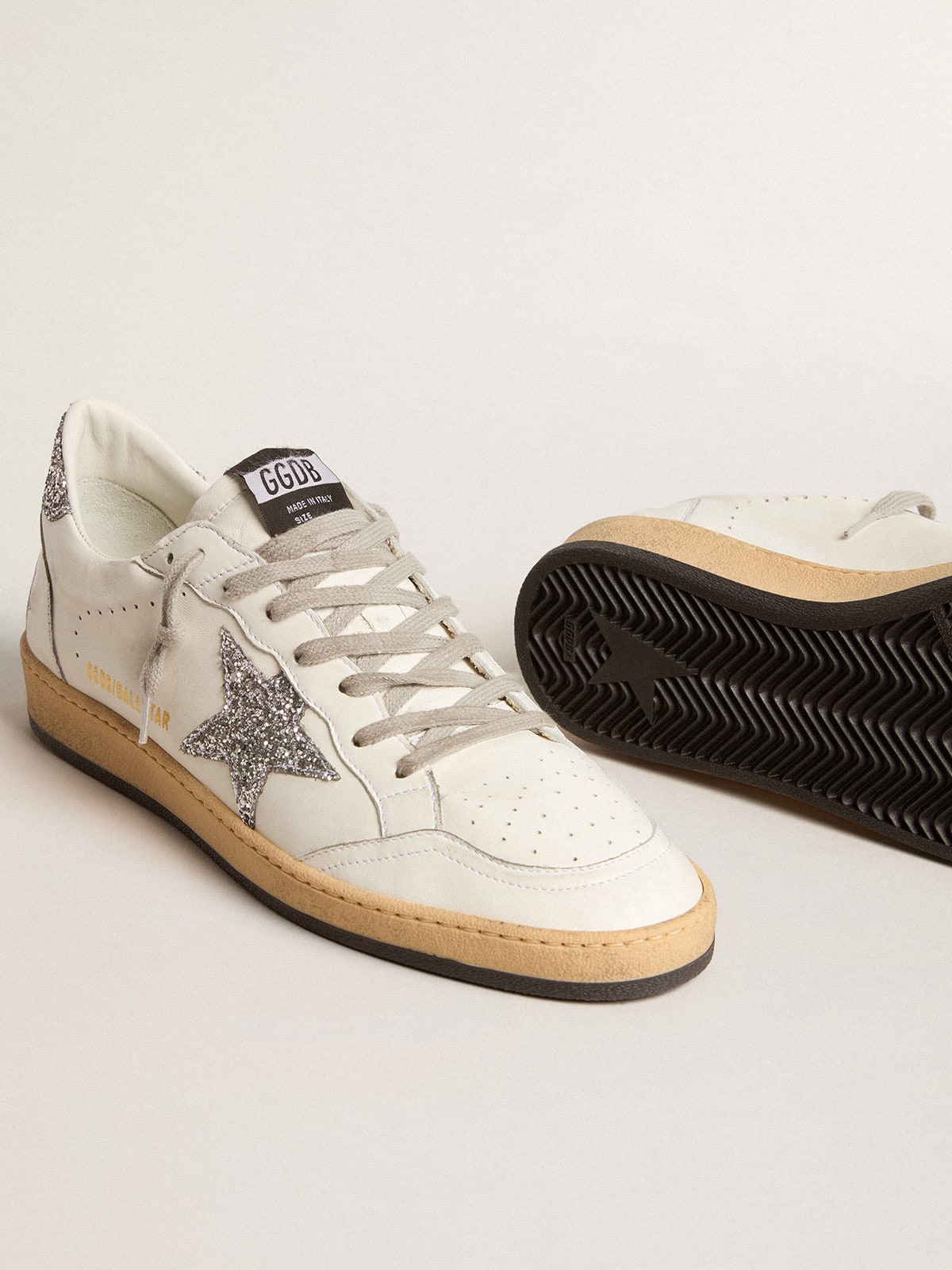 Women's Ball Star Wishes in nappa leather with glitter star and heel tab