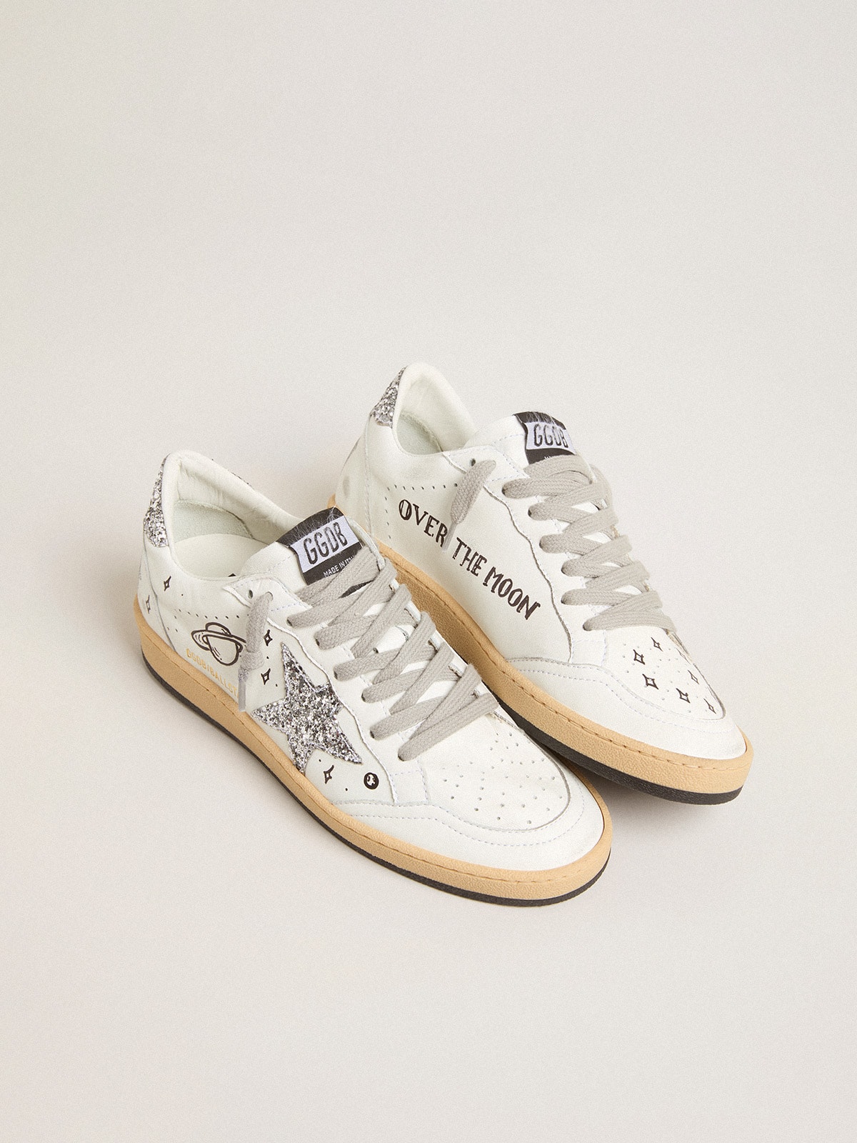 Women's Ball Star Wishes in nappa leather with glitter star and heel tab