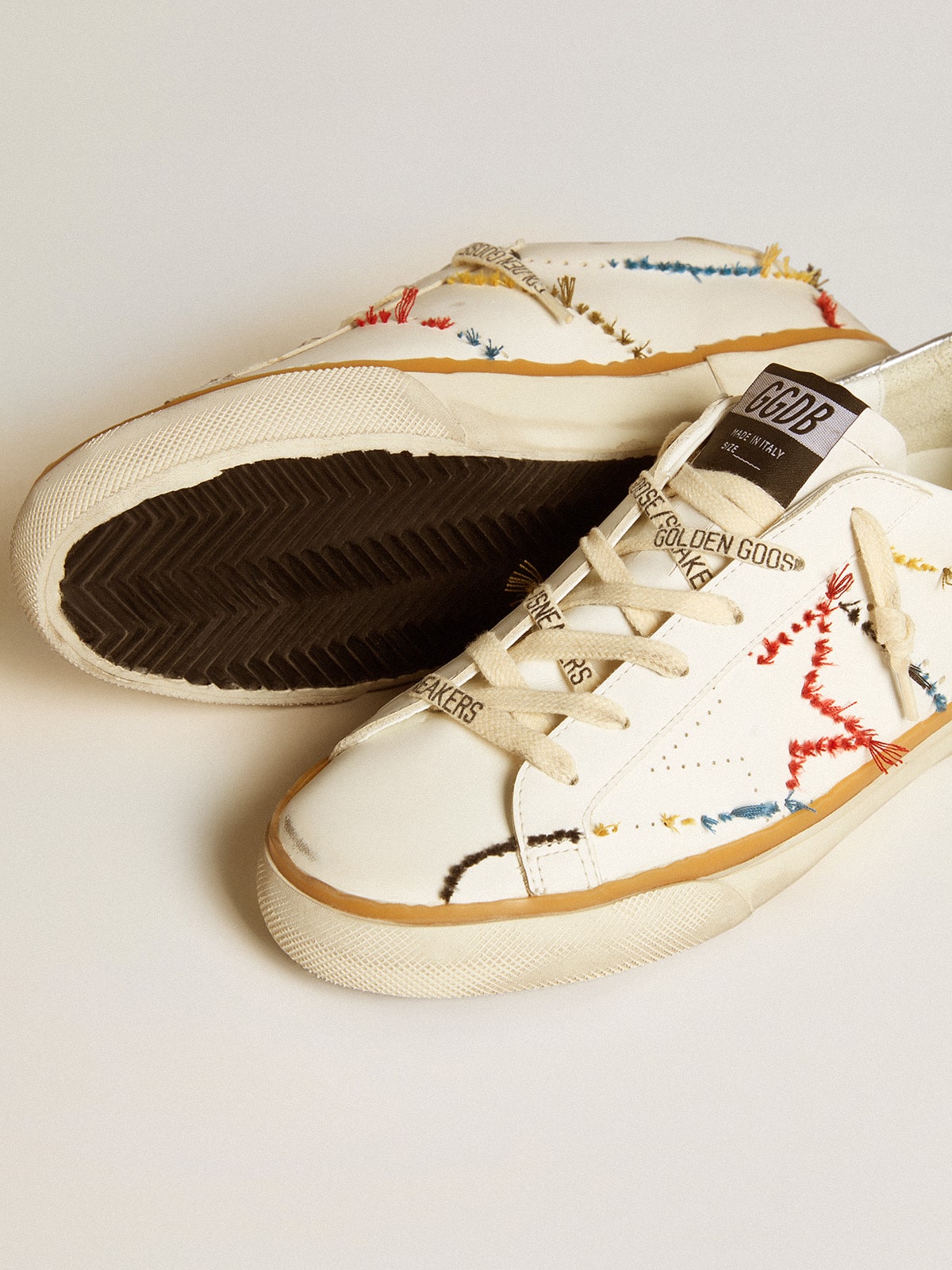 Women's Super-Star LTD with perforated star and metallic leather heel tab